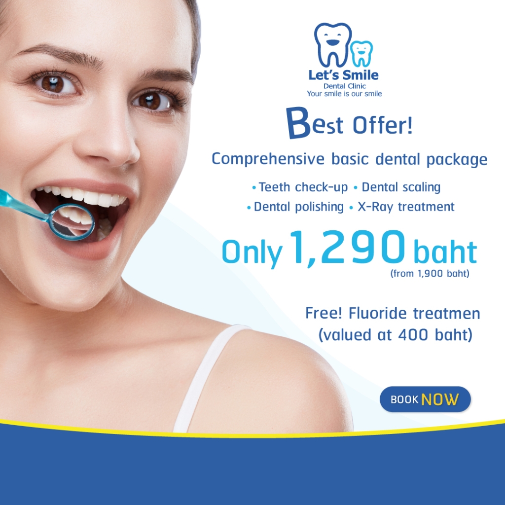 Best Offer! Comprehensive basic dental package Let's Smile Dental Clinic